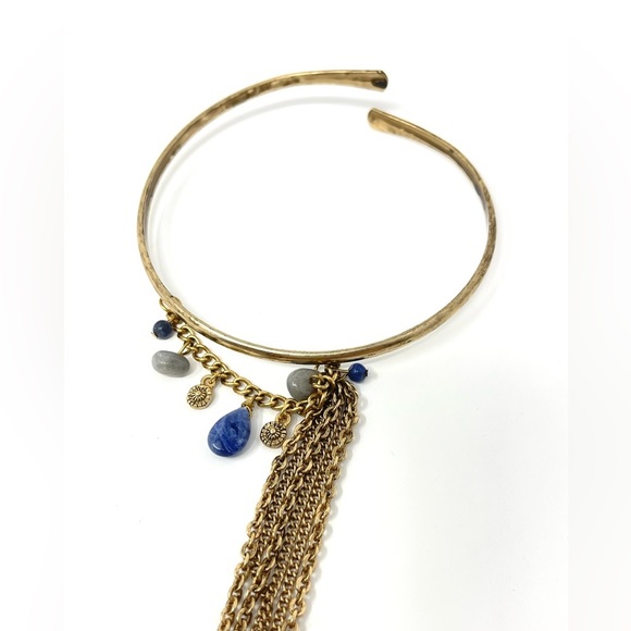 New Free People Boundary Arm Band Gold Stones - Picture 6 of 7